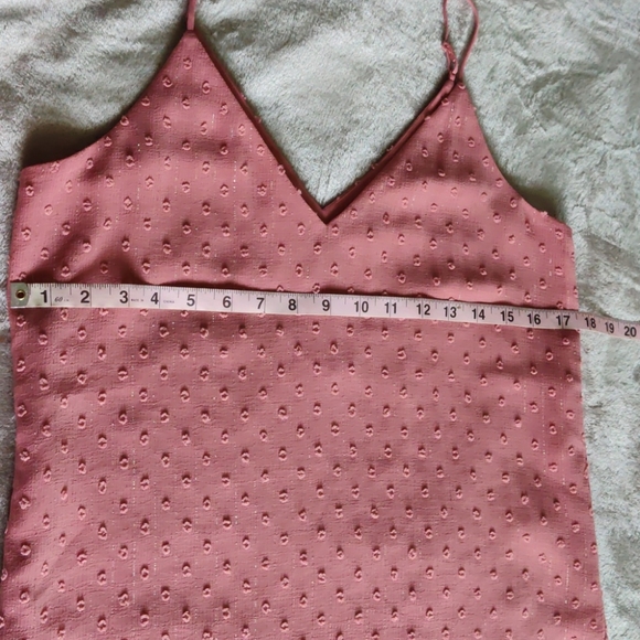 Express Pink Metallic Dot Cami - Picture 3 of 8